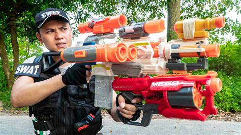 nerf gun videos|LTT Nerf War : Two SWAT SEAL X Warriors Nerf Guns Fight Mr .
